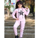 ست هودی و شلوار دخترانه مدل پلنگی ستاره