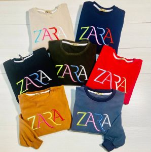 رنگبندی ست بلوز شلوار زنانه یا دخترانه زارا