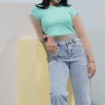 کراپ زنانه و دخترانه بازل ساده