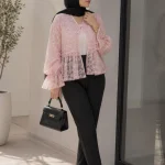 شومیز توری مدل شکوفه - Image 2
